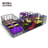 Indoor Playground With Trampoline
