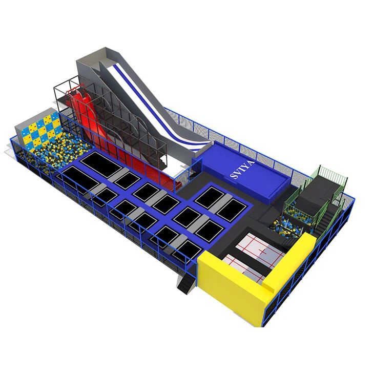Adult Child Indoor Gym Combined Trampoline Park Equipment American Playground